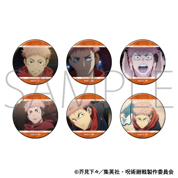 (1BOX=6)(Goods - Badge) Jujutsu Kaisen Season 2 CharaBadge Collection Yuji Itadori