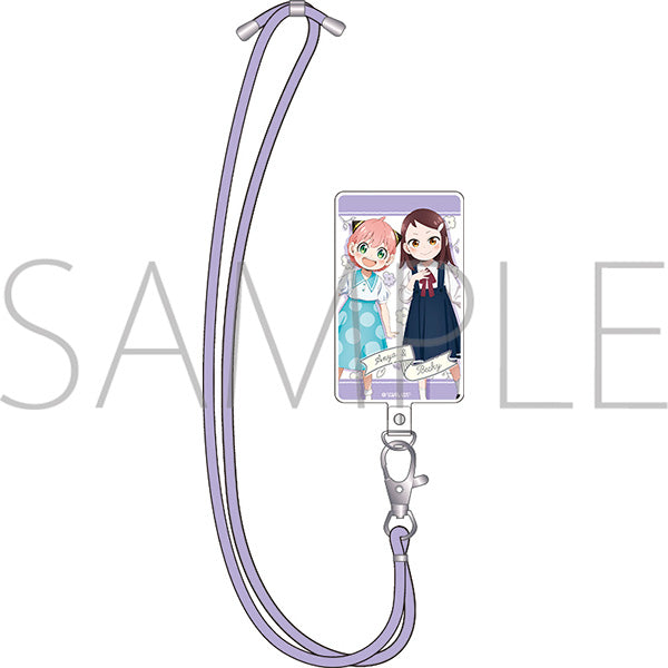 (Goods - Smartphone Accessory) SPY x FAMILY Smartphone Case Insert with Strap Set Anya & Becky B