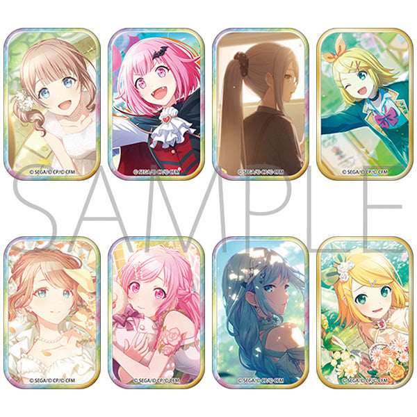 (1BOX=8)(Goods - Badge) Hatsune Miku: Colorful Stage! Square Badge Collection vol. 35 A
