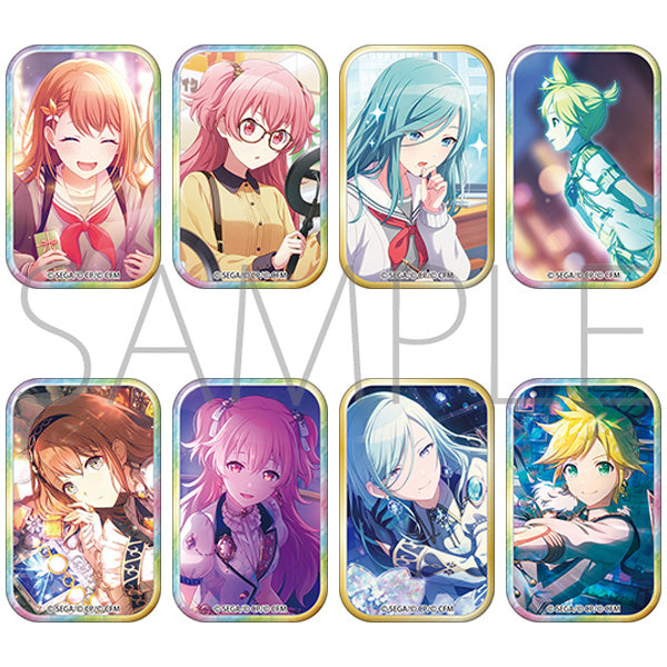 (1BOX=8)(Goods - Badge) Hatsune Miku: Colorful Stage! Square Badge Collection vol. 35 C