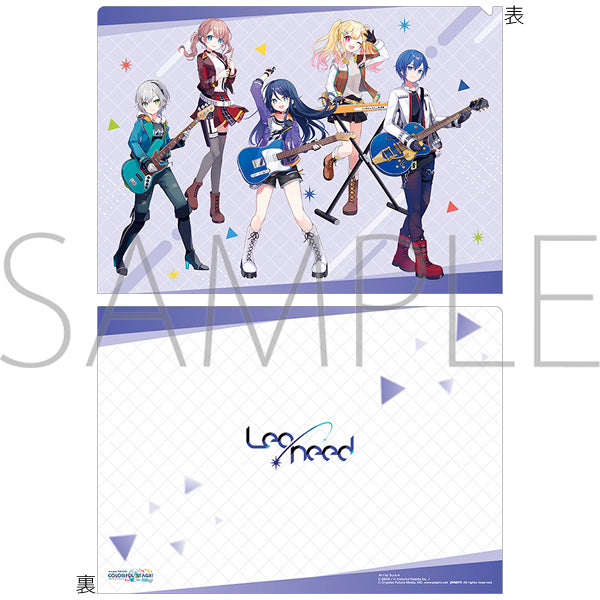 (Goods - Clear File) Hatsune Miku: Colorful Stage! Clear File (2024 Pop-Up Shop Art) - Leo/need
