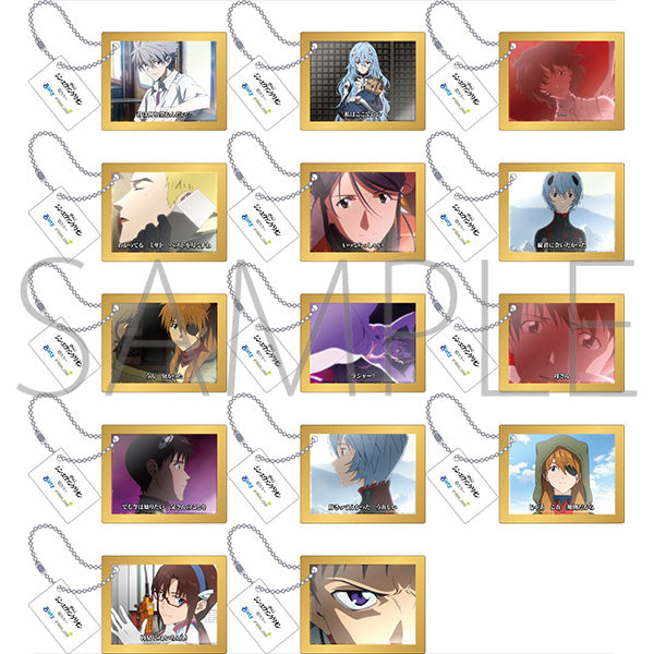 (1BOX=12)(Goods - Key Chain) Evangelion Acrylic Key Chain Collection Step Up Trailer, Vol.3, Pachinko Shin Evangelion