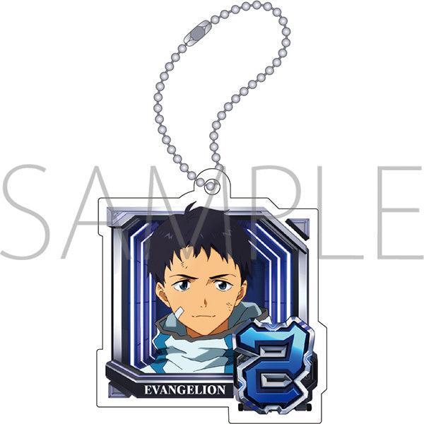 (Goods - Key Chain) Evangelion Acrylic Key Chain Normal Pattern (2. Ryouji Kaji (Boy)), Pachinko Shin Evangelion