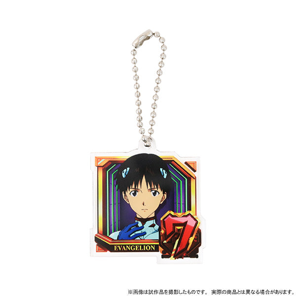 (Goods - Key Chain) Evangelion Acrylic Key Chain Normal Pattern (7. Shinji Ikari), Pachinko Shin Evangelion