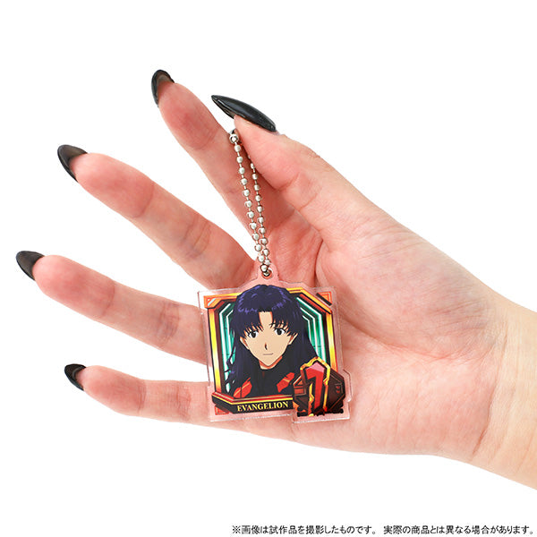 (Goods - Key Chain) Evangelion Acrylic Key Chain Set of 3 Normal Pattern (Misato,Rei,Asuka), Pachinko Shin Evangelion