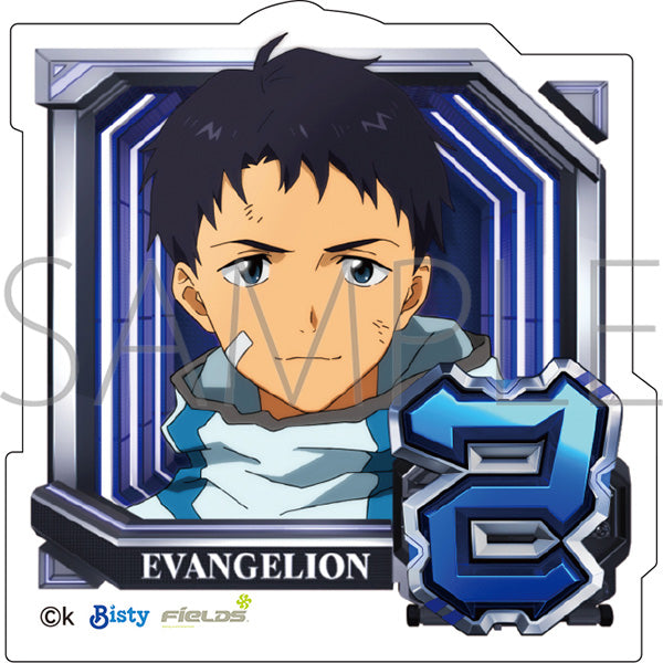 (Goods - Sticker) Evangelion Die-cut Sticker Normal Pattern (2. Ryouji Kaji (Boy), Pachinko Shin Evangelion