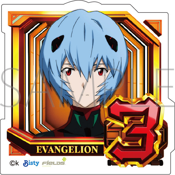 (Goods - Sticker) Evangelion Die-cut Sticker Normal Pattern (3. Rei Ayanami (tentative name)), Pachinko Shin Evangelion