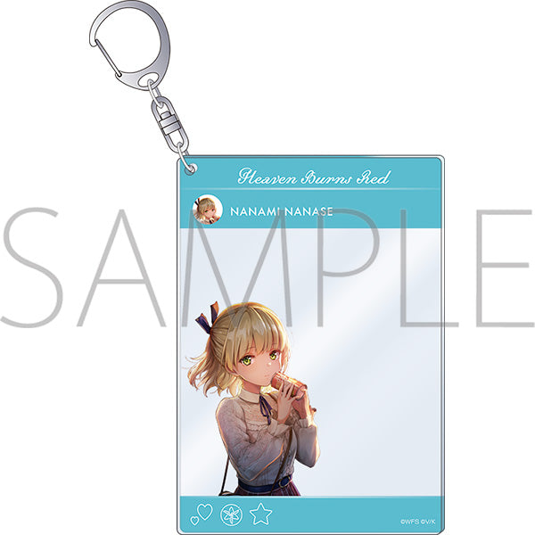 (Goods - Key Chain) Heaven Burns Red Social Media Style Acrylic Key Chain Nanami Nanase