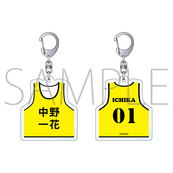 (Goods - Key Chain) The Quintessential Quintuplets＊ Bib Shaped Acrylic Key Chain Ichika Nakano