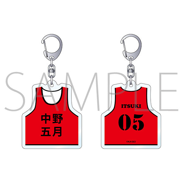 (Goods - Key Chain) The Quintessential Quintuplets＊ Bib Shaped Acrylic Key Chain Itsuki Nakano