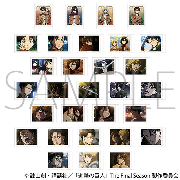 (1BOX=10)(Goods - Bromide) Attack on Titan PashaColle