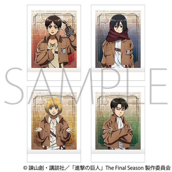 (1BOX=10)(Goods - Bromide) Attack on Titan PashaColle