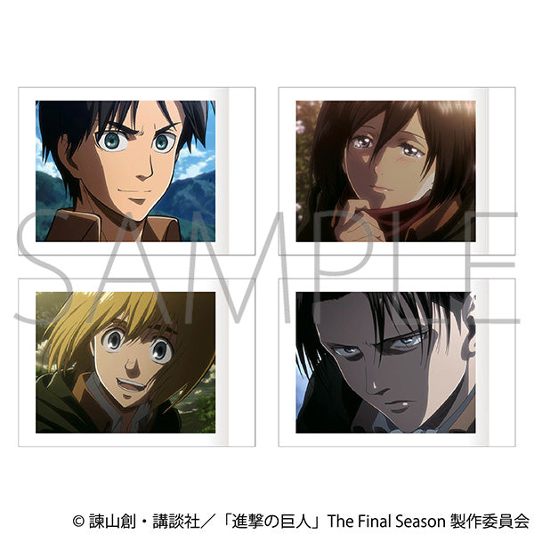 (1BOX=10)(Goods - Bromide) Attack on Titan PashaColle