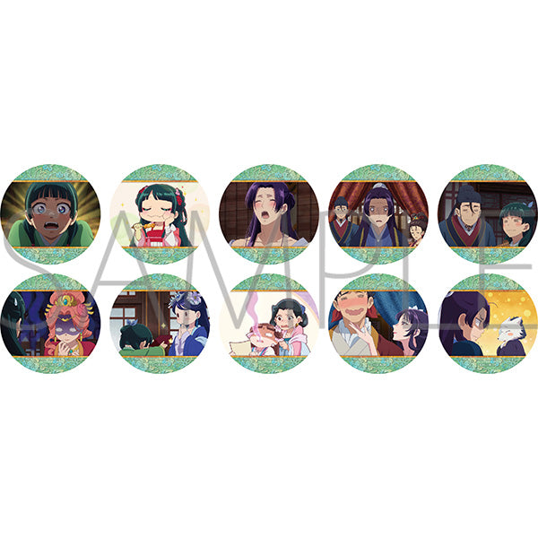 (1BOX=10)(Goods - Badge) The Apothecary Diaries Goffy Scenes Sparkling Chara Badge Collection B