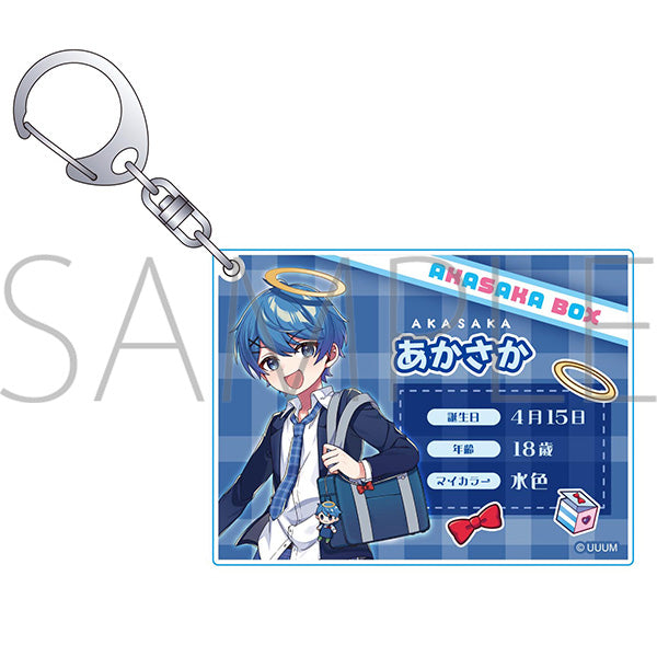 (Goods - Key Chain) Akasaka Box Card-shaped Key Chain Akasaka