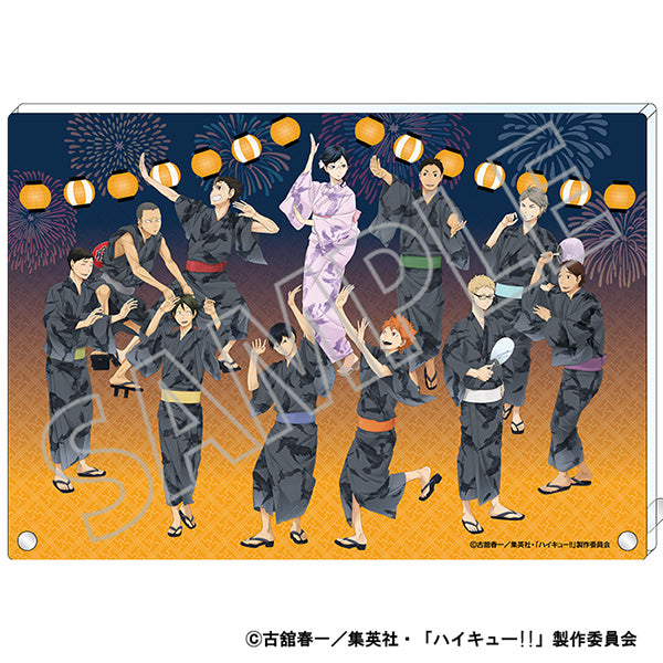 (Goods - Ornament) Haikyu!! Acrylic Art Panel Karasuno High