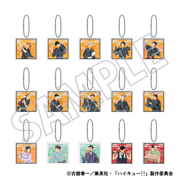 (1BOX=15)(Goods - Key Chain) Haikyu!! Acrylic Key Chain Collection
