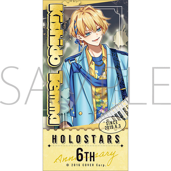 (Goods - Sticker) HOLOSTARS Ticket Style Sticker Kishido Temma