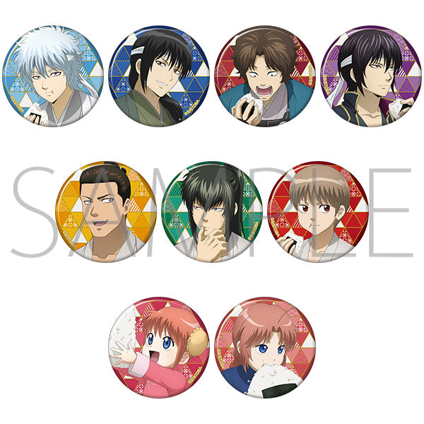 (1BOX=9)(Goods - Badge) Gintama Chara Badge Collection