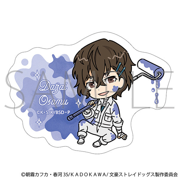 (Goods - Sticker) 文豪ストレイドッグス Sticker Jumpsuit, Chibi Osamu Dazai