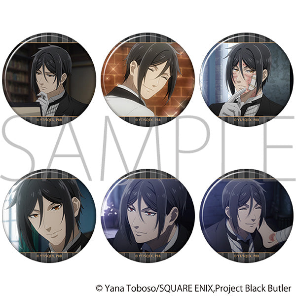 [※Blind](1BOX=6)(Goods - Badge) Black Butler - Emerald Witch - Oshi Chara Badge Collection Sebastian Michaelis
