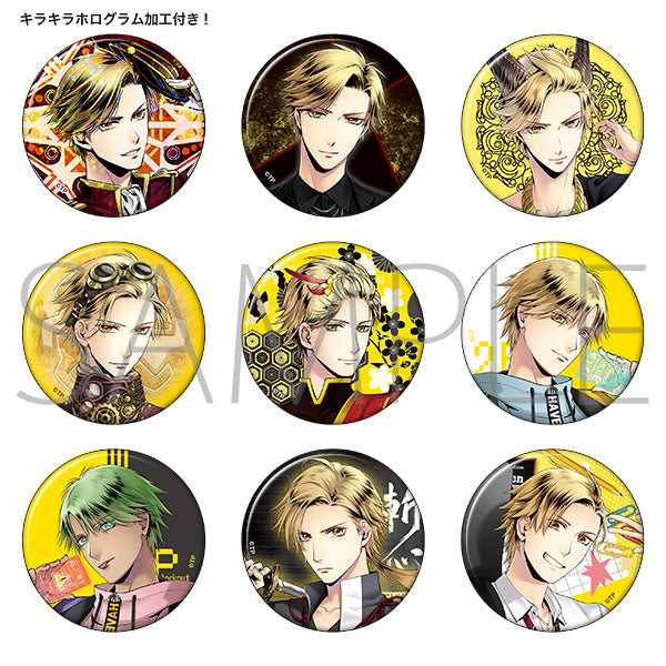 [※Blind](1BOX=9)(Goods - Badge) SQ Chara Badge Collection SolidS Tsubasa Okui AGFSelection
