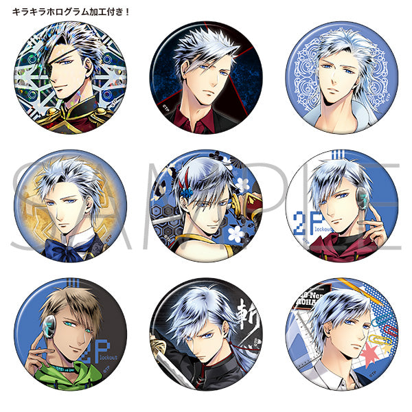 [※Blind](1BOX=9)(Goods - Badge) SQ Chara Badge Collection SolidS Dai Murase AGFSelection