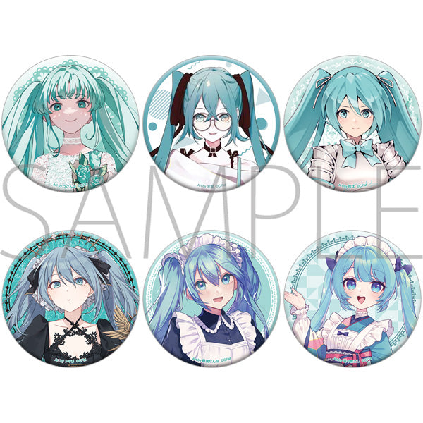 (Goods - Badge) Hatsune Miku Series Iridescent Button Badge Set