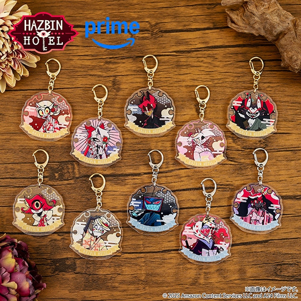 (Goods - Keychain) Hazbin Hotel Acrylic Keychain - Alastor (Kimono)