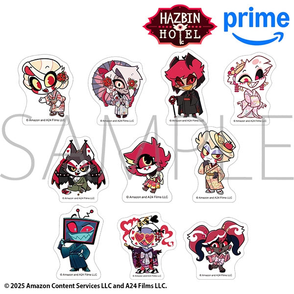 (Goods - Sticker) Hazbin Hotel Sticker - Vaggie (Kimono) Chibi