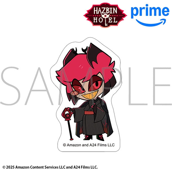 (Goods - Sticker) Hazbin Hotel Sticker - Alastor (Kimono) Chibi