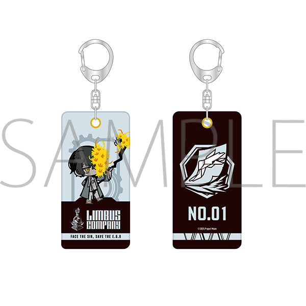 (Goods - Keychain) Limbus Company Pleather Keychain Yi Sang