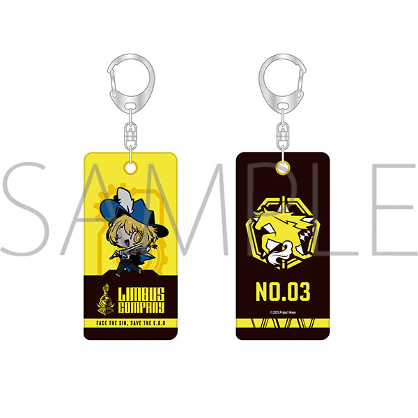 (Goods - Keychain) Limbus Company Pleather Keychain Don Quixote