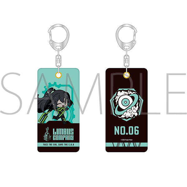 (Goods - Keychain) Limbus Company Pleather Keychain Hong Lu