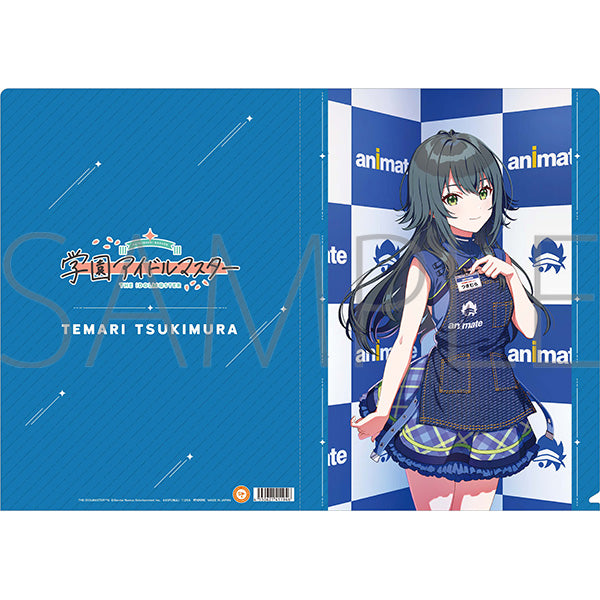 (Goods - Clear File) Gakuen iDOLM@STER Clear File Temari Tsukimura