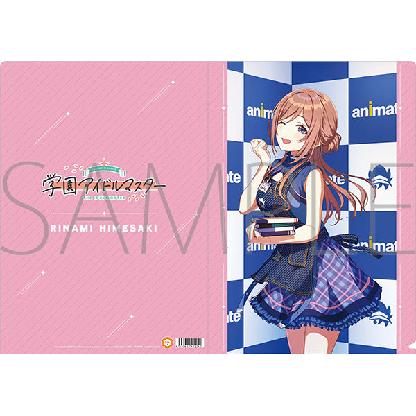 (Goods - Clear File) Gakuen iDOLM@STER Clear File Rinami Himesaki