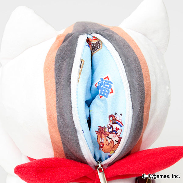 (Goods - Plush) Uma Musume Pretty Derby Matikanefukukitaru Plush w/ Nya-san Pouch
