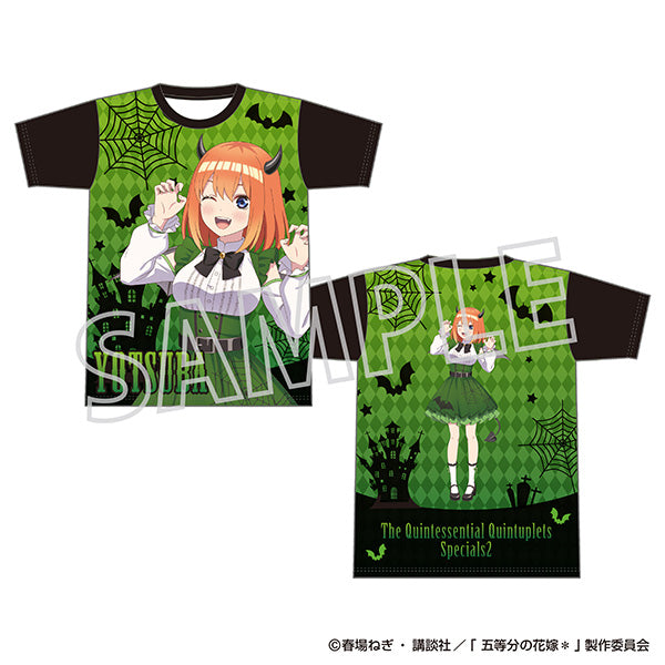 (Goods - Shirt) The Quintessential Quintuplets＊ Full Graphic T-shirt Yotsuba Nakano
