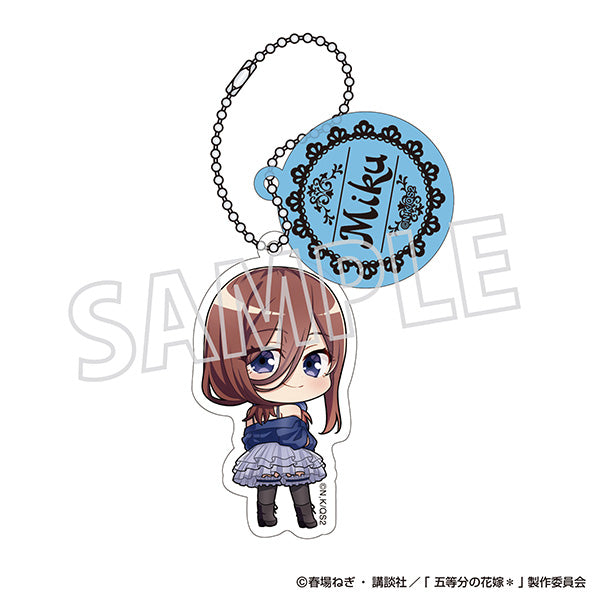 (Goods - Keychain) The Quintessential Quintuplets＊ Acrylic Keychain (Chibi) Miku Nakano