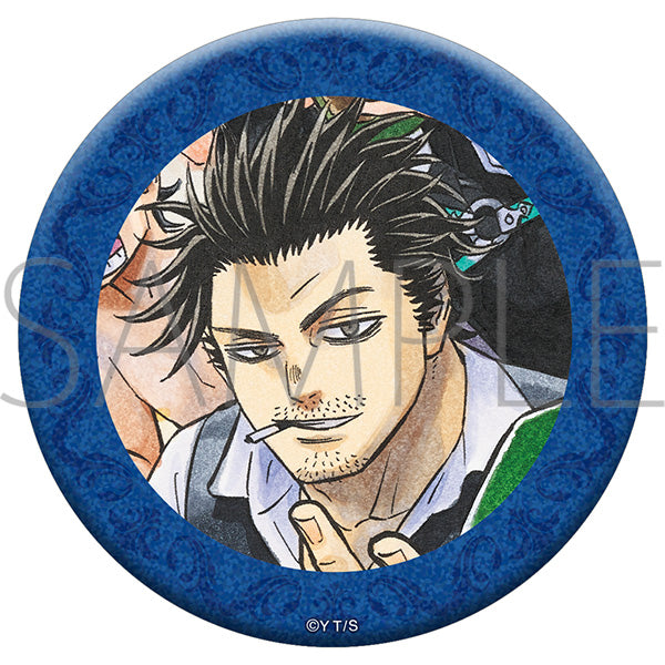 (Goods - Badge) Black Clover Glitter Button Badge Yami