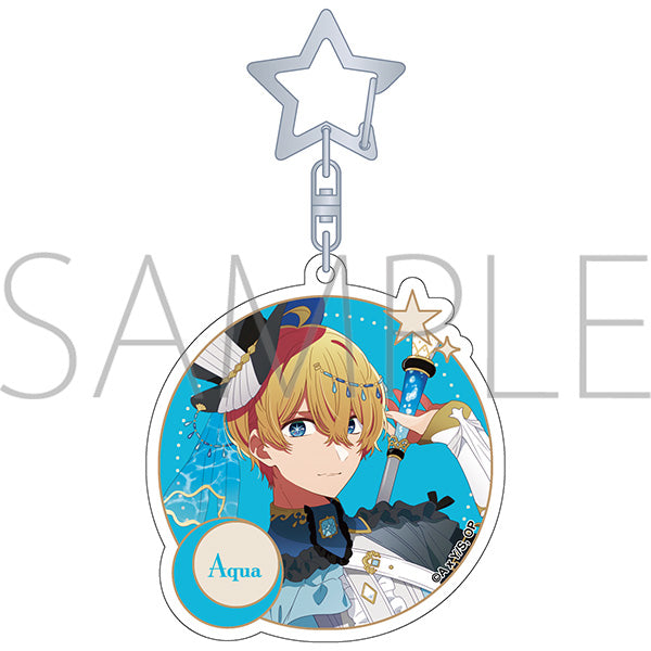 (Goods - Keychain) Oshi no Ko Glitter Acrylic Keychain Aqua (Miracle Magical ver.)