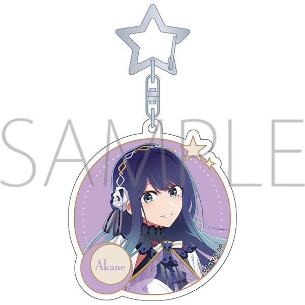 (Goods - Keychain) Oshi no Ko Glitter Acrylic Keychain Akane Kurokawa (Miracle Magical ver.)