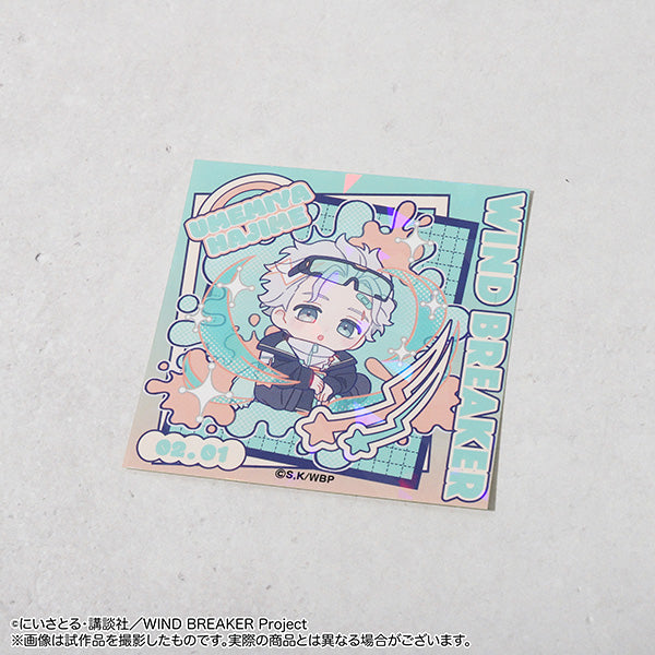 (Goods - Sticker) WIND BREAKER Holographic Sticker Hajime Umemiya Pastel Pop