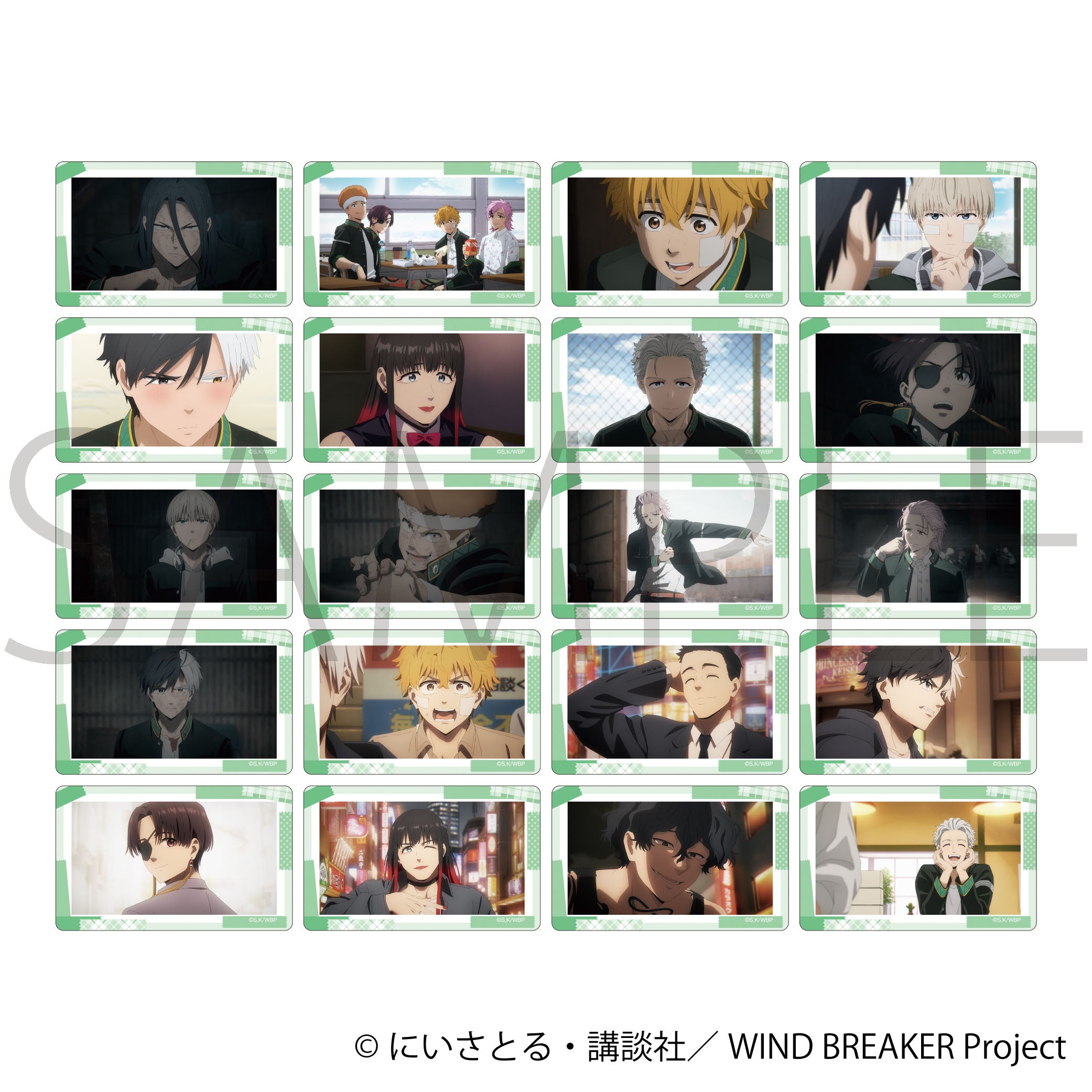 [※Blind](1BOX=10)(Goods - Card) WIND BREAKER Commemorative Clear Card Collection