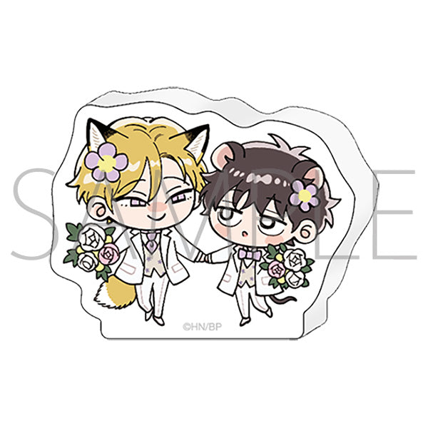(Goods - Acrylic Stand) The Foxy Mouse's Romance (Gochisou Ω wa Chuu to Naku) Korotto Bouquet