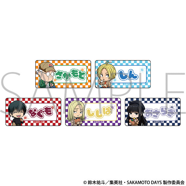 [※Blind](1BOX=5)(Goods - Badge) TV Anime SAKAMOTO DAYS Onamae Acrylic Badge Collection