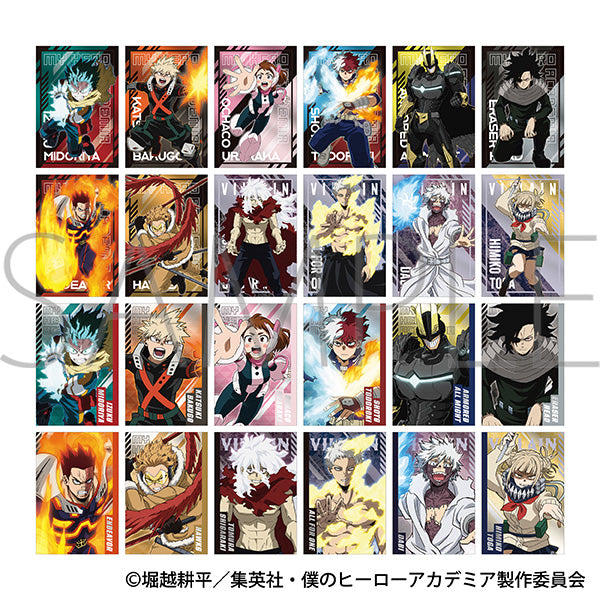 [※Blind](1BOX=12)(Goods - Postcard) My Hero Academia Metal Postcard Collection