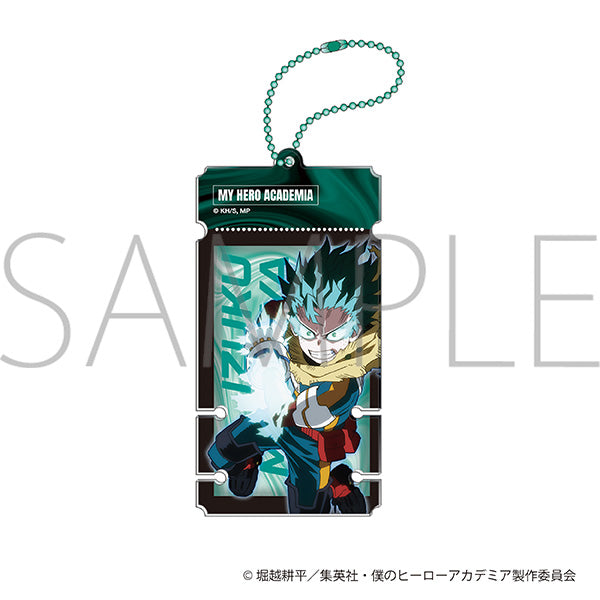 (Goods - Keychain) My Hero Academia Acrylic Code Holder Izuku Midoriya