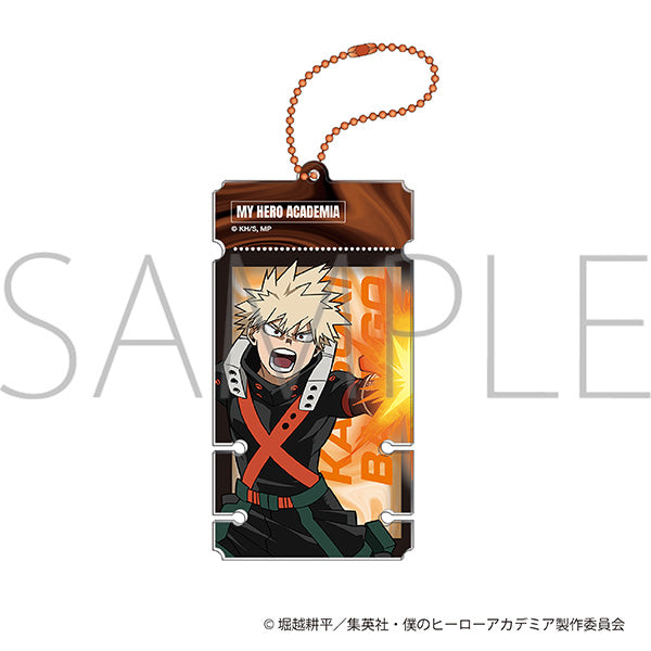 (Goods - Keychain) My Hero Academia Acrylic Code Holder Katsuki Bakugo