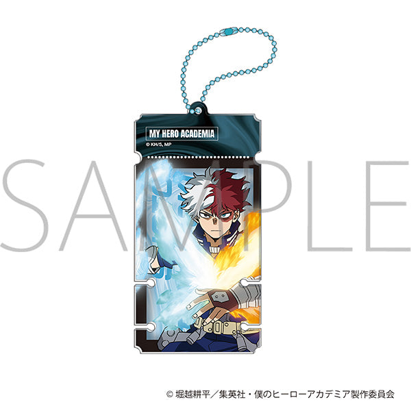 (Goods - Keychain) My Hero Academia Acrylic Code Holder Shoto Todoroki
